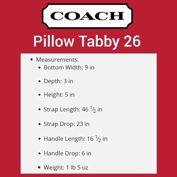 RETAIL Coach Pillow Tabby 26 - Picture 13 of 16